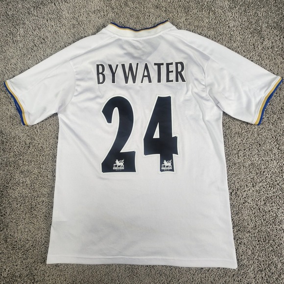 Leeds United Jersey Mens Medium Nike Stephen Bywater 24 Strongbow Dri Fit Soccer - Picture 8 of 15